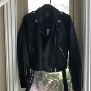[NWT] Wild Fable faux leather moto jacket
